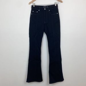 & Other Stories Black High Rise Flare Jeans